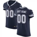 Mens Nike Dallas Cowboys Customized Navy Blue Team Color Vapor Untouchable Custom Elite NFL Jersey