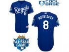 2012 MLB ALL STAR Kansas City Royals #8 MOUSTAKAS Deep Blue