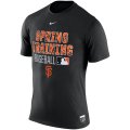 MLB Men's San Francisco Giants Nike 2016 Authentic Collection Legend Issue Spring Training Performance T-Shirt - Black