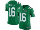 Nike New York Jets #16 Myles White Limited Green Rush NFL Jersey