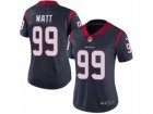 Women Nike Houston Texans #99 J.J. Watt Vapor Untouchable Limited Navy Blue Team Color NFL Jersey