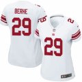 Women's Nike New York Giants #29 Nat Berhe Limited White NFL Jersey