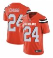 MenNike Cleveland Browns #24 Nick Chubb Orange Alternate Vapor Untouchable Limited Player NFL Jersey