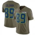 Nike Seahawks #89 Doug Baldwin Olive Salute To Service Limited Jersey
