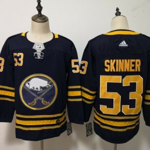 Sabres #53 Jeff Skinner Navy Adidas Jersey