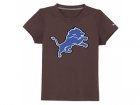 nike detroit lions sideline legend authentic logo youth T-Shirt brown
