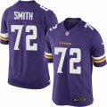 Men's Nike Minnesota Vikings #72 Andre Smith Limited Purple Team Color NFL Jersey