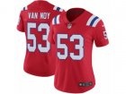 Women Nike New England Patriots #53 Kyle Van Noy Vapor Untouchable Limited Red Alternate NFL Jersey