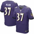 Mens Nike Baltimore Ravens #37 Javorius Allen Elite Purple Team Color NFL Jersey