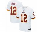 Mens Nike Washington Redskins #12 Colt McCoy Elite White NFL Jersey