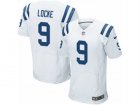 Mens Nike Indianapolis Colts #9 Jeff Locke Elite White NFL Jersey