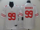 Nike 49ers# 99 DeForest Buckner White Vapor Untouchable Limited Jersey