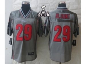 2015 Super Bowl XLIX Nike New England Patriots #29 Blount Black Jerseys(Vapor Elite)