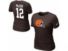 Women Nike Cleveland Browns Colt McCoy Name & Number T-Shirt
