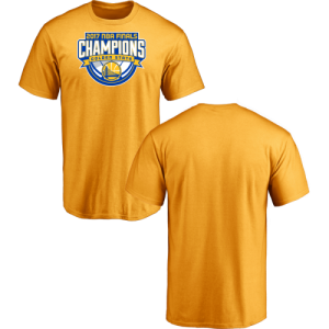 Golden State Warriors 2017 NBA Champions Mens T-Shirt Yellow