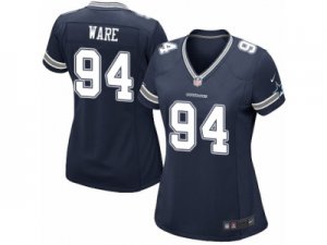 Women\'s Nike Dallas Cowboys #94 DeMarcus Ware Game Navy Blue Team Color NFL Jersey