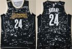 Lakers #24 Kobe Bryant Black City Luminous Nike Swingman Jersey