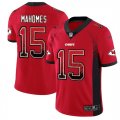 Nike Chiefs #15 Patrick Mahomes Red Drift Fashion Limited Jersey