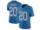 Nike Detroit Lions #20 Barry Sanders Blue Throwback Mens Stitched NFL Limited Jersey