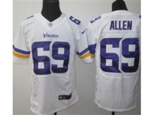 2013 Nike NFL Minnesota Vikings #69 Jared Allen White Jerseys(Elite)
