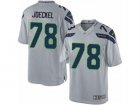 Mens Nike Seattle Seahawks #78 Luke Joeckel Limited Grey Alternate NFL Jersey