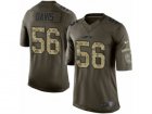 Nike New York Jets #56 DeMario Davis Limited Green Salute to Service NFL Jersey