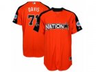 Chicago Cubs #71 Wade Davis Replica Orange National League 2017 MLB All-Star MLB Jersey