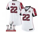 Womens Nike Atlanta Falcons #22 Keanu Neal Limited White Super Bowl LI 51 NFL Jersey