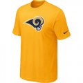 Nike St. Louis Rams Sideline Legend Authentic Logo T-Shirt Yellow