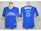 2012 All-Star MLB Jerseys New York Mets #5 Wright blue