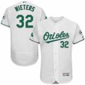 Men's Majestic Baltimore Orioles #32 Matt Wieters White Celtic Flexbase Authentic Collection MLB Jersey