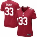 Womens Nike New York Giants #33 Bobby Rainey Limited Red Alternate NFL Jersey