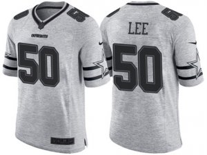 Nike Dallas Cowboys #50 Sean Lee 2016 Gridiron Gray II Mens NFL Limited Jersey