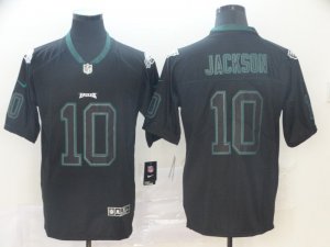 Nike Eagles #10 DeSean Jackson Black Shadow Legend Limited Jersey