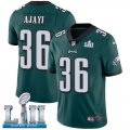 Nike Eagles #36 Jay Ajayi Green 2018 Super Bowl LII Vapor Untouchable Player Limited Jersey