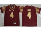 Youth Florida State Seminoles #4 Dalvin Cook Red Stitched NCAA Jersey