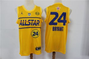 Lakers #24 Kobe Bryant Yellow 2021 NBA All-Star Jordan Brand Swingman Jersey