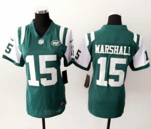 Women Nike New York Jets #15 Brandon Marshall green jerseys