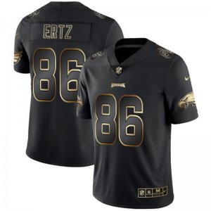 Nike Eagles #86 Zach Ertz Black Gold Vapor Untouchable Limited Jersey
