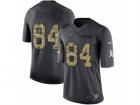Mens Nike Seattle Seahawks #84 Amara Darboh Limited Black 2016 Salute to Service NFL Jersey