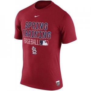 MLB Men\'s St. Louis Cardinals Nike 2016 Authentic Collection Legend Issue Spring Training Performance T-Shirt - Red