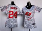 Nike Women Tampa Bay Buccaneers #24 Mark Barron Jerseys[fem fan zebra]