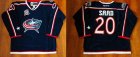 Columbus Blue Jackets #20 Brandon Saad Navy Blue Home Stitched NHL Jersey