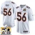 Youth Nike Denver Broncos #56 Shane Ray White Super Bowl 50 Stitched NFL Game Event Jersey