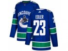 Adidas Vancouver Canucks #23 Alexander Edler Blue Home Authentic Stitched NHL Jersey