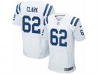 Mens Nike Indianapolis Colts #62 LeRaven Clark Elite White NFL Jersey