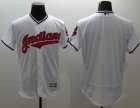 Cleveland Indians Blank White Flexbase Authentic Collection Stitched Baseball Jersey