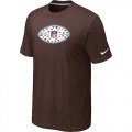 Nike NFL 32 teams logo Collection Locker Room T-Shirt Brown