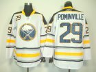 nhl buffalo sabres #29 pominville white