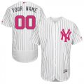 New York Yankees White Mothers Day Mens Flexbase Customized Jersey